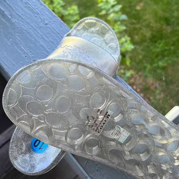 Brand new size 10 coach clear sandals. - Picture 4 of 4